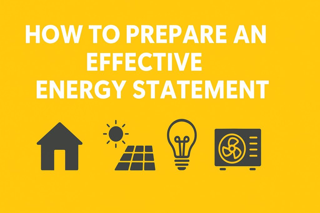 How to Prepare an Effective Energy Statement