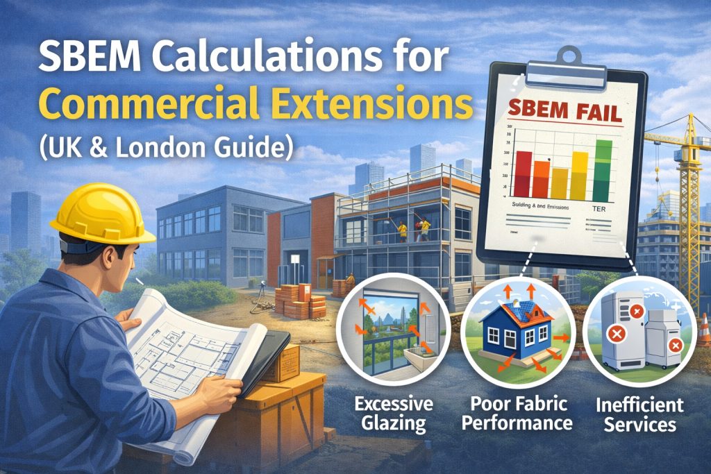 SBEM Calculations for Commercial Extensions